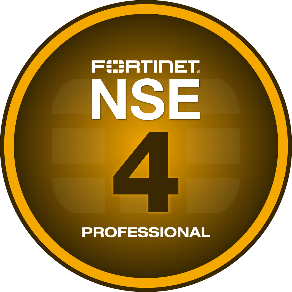 Fortinet NSE-4 logo